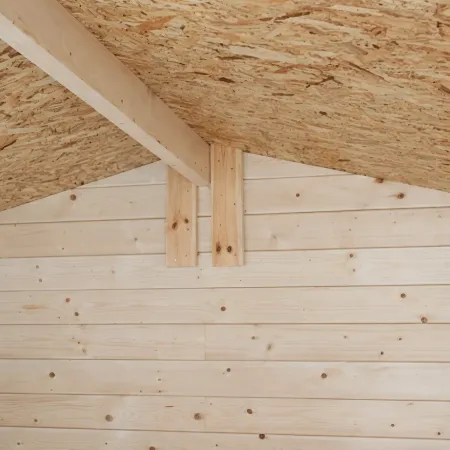 Casetta in Legno Piccola 1.5x1.3 con Pavimento Interno da Giardino