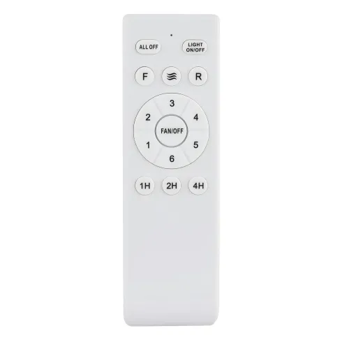 Ventilatore Soffitto con Luce Regolabile Nero Marrone 22W Telecomando