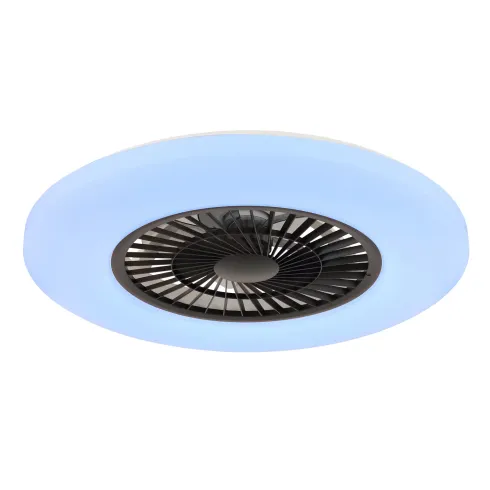 Ventilatore da Soffitto con Nero Bianco 60 cm LED RGB Telecomando