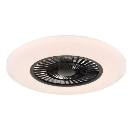 Ventilatore da Soffitto con Nero Bianco 60 cm LED RGB Telecomando