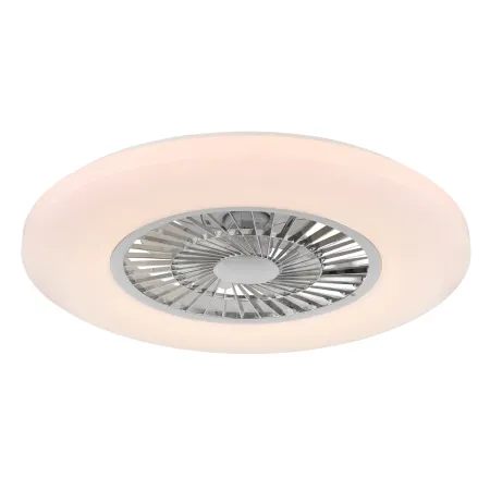 Ventilatore da Soffitto con Argento Bianco 60 cm LED RGB Telecomando