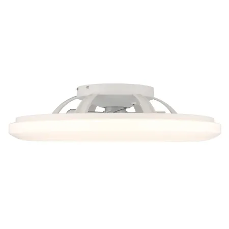 Ventilatore da Soffitto con Argento Bianco 60 cm LED RGB Telecomando