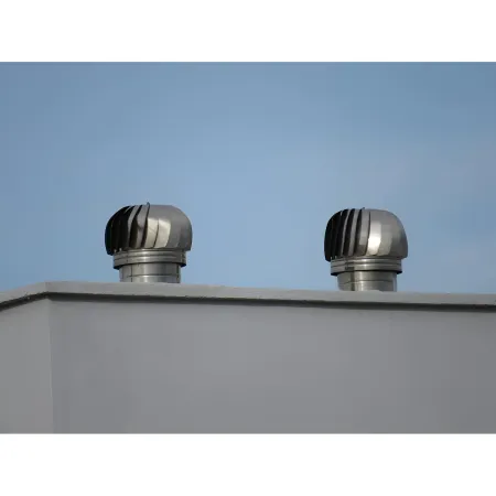 Camino Eolico Turbina Acciaio Inox 32x32 Aspiratore Comignolo Girevole