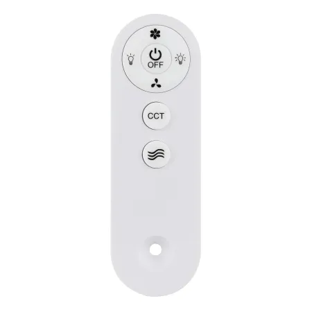 Ventilatore Soffitto con Luce CCT Regolabile Nero 5 Pale Effetto Legno