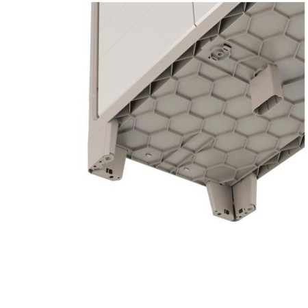 Keter Armadio Porta Scope Ripiani Beige Mobiletto in Resina per Esterno