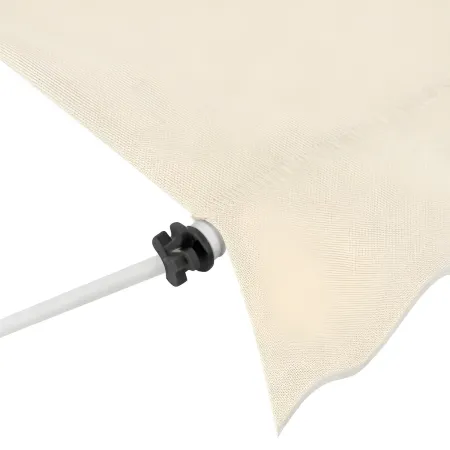 Tenda da Sole a Caduta Senza Viti 300x130 Altezza Regolabile Beige