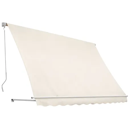 Tenda da Sole a Caduta 250x250 cm Beige Bracci Senza Cassone Esterno