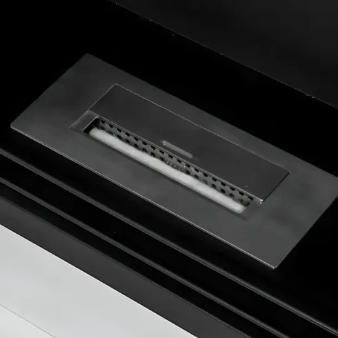 Camino a Bioetanolo Bianco da Terra 3,4 kW Lana di Roccia 1,8L Interno