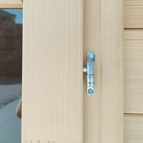 Casetta in Legno 2x2.5 25 mm con Pavimento Rimessa Porta Attrezzi da Giardino | BricoShop24