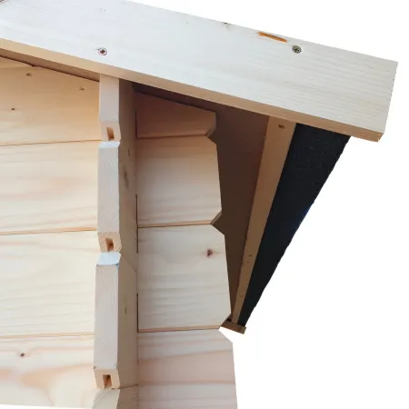 Casetta in Legno 2x2.5 25 mm con Pavimento Rimessa Porta Attrezzi da Giardino | BricoShop24