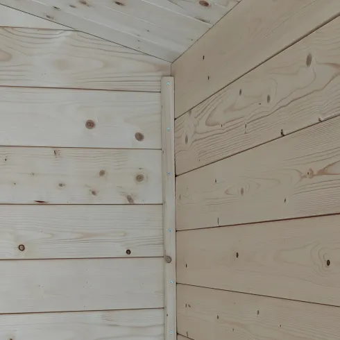 Casetta in Legno 2x2.5 25 mm con Pavimento Rimessa Porta Attrezzi da Giardino | BricoShop24