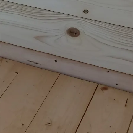 Casetta in Legno 2x1.8 25 mm con Pavimento Rimessa Porta Attrezzi da Giardino | BricoShop24