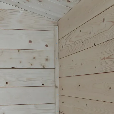 Casetta in Legno 2x1.8 25 mm con Pavimento Rimessa Porta Attrezzi da Giardino | BricoShop24