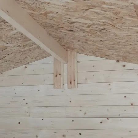 Casetta in Legno 2x1.3 con Pavimento Interno Rimessa per Attrezzi da Giardino | BricoShop24