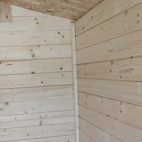 Casetta Armadio in Legno 2x1 con Pavimento Rimessa Attrezzi da Terrazzo Giardino | BricoShop24