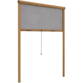 Zanzariera a Rullo Verticale 80x160 Riducibile in Alluminio Bronzo