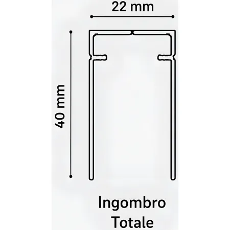 Zanzariera Plissettata Laterale Marrone Guida Bassa Porta 105x240