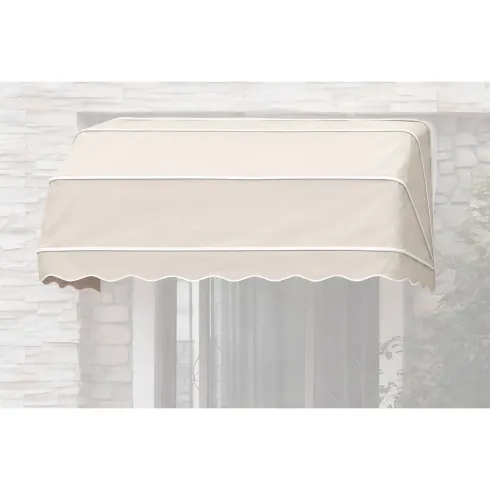 Tenda da Sole a Cappottina 180x100 cm Beige da Esterno Impermeabile