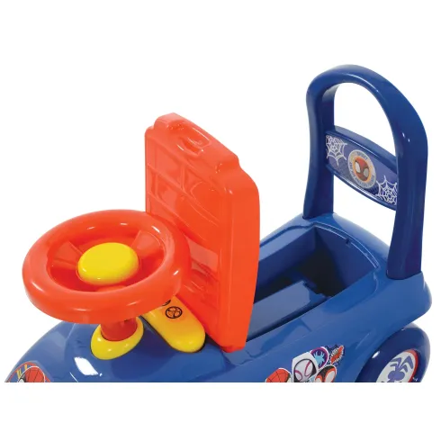 Cavalcabile Bambini Spiderman Marvel Portaoggetti Telefono Giocattolo