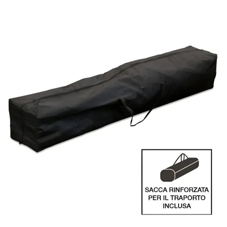 Gazebo da Giardino 2x2 a Fisarmonica Impermeabile Bianco con Sacca