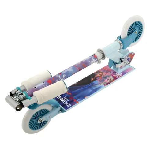 Monopattino Pieghevole Bambini Frozen 2 Ruote Manubrio Regolabile