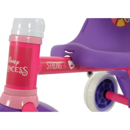 Triciclo Bambini con Maniglia Regolabile Principesse Disney Ruote EVA