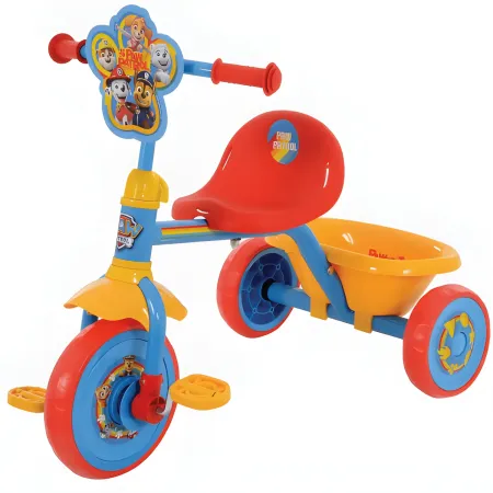 Triciclo per Bambini con Maniglia Regolabile Paw Patrol Ruote EVA