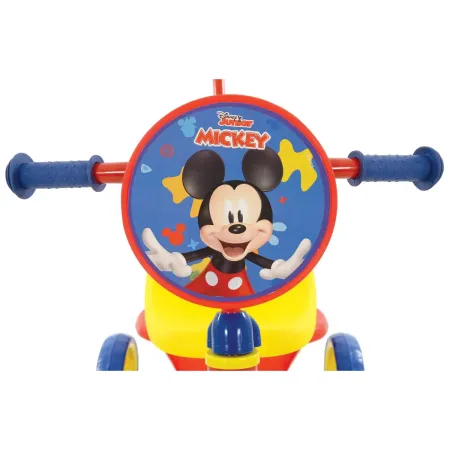 Triciclo per Bambini Maniglia Regolabile Topolino Disney Ruote EVA