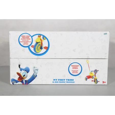 Triciclo per Bambini Maniglia Regolabile Topolino Disney Ruote EVA