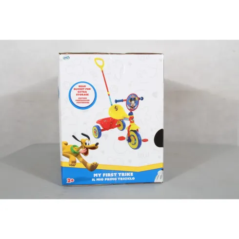 Triciclo per Bambini Maniglia Regolabile Topolino Disney Ruote EVA