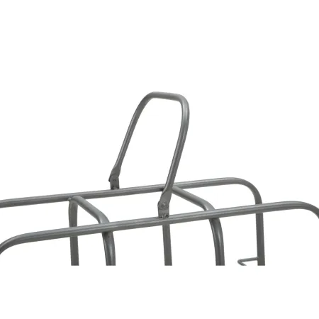 Portabottiglie in Metallo 9 Posti Grigio Scuro Rack Vino Salvaspazio