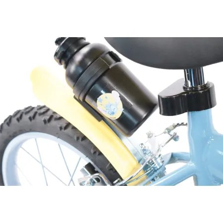 Bicicletta per Bambini 14" Stitch Disney Rotelle Removibili Acciaio