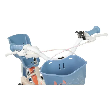 Bicicletta per Bambini 16" Stitch Disney Beige con Rotelle Removibili