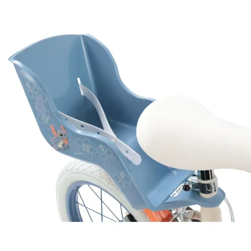 Bicicletta per Bambini 16" Stitch Disney Beige con Rotelle Removibili