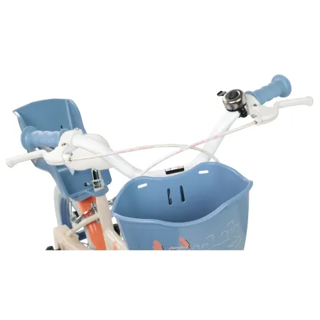 Bicicletta per Bambini 14" Stitch Disney Beige con Rotelle Removibili