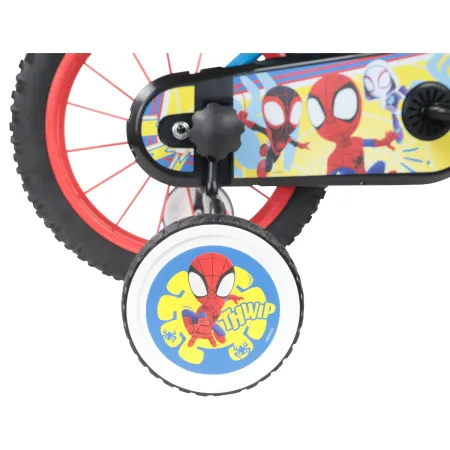 Bicicletta per Bambini Spidey Marvel 16" Azzurro Rotelle Removibili
