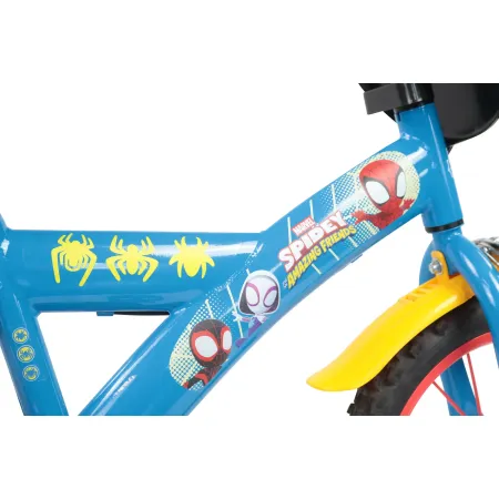 Bicicletta per Bambini Spidey Marvel 16" Azzurro Rotelle Removibili