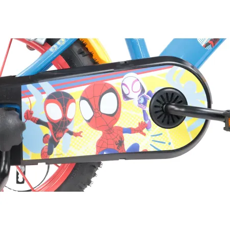 Bicicletta per Bambini Spidey Marvel 14" Azzurro Rotelle Removibili