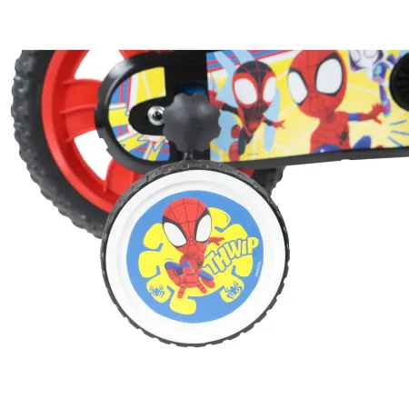 Bicicletta per Bambini Spidey Marvel 12" Azzurro Rotelle Removibili