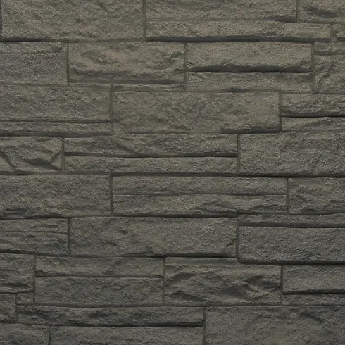 Set 12 Pannelli Isolanti Effetto Mattoni 3D 120x60 Grigio Ardesia PU