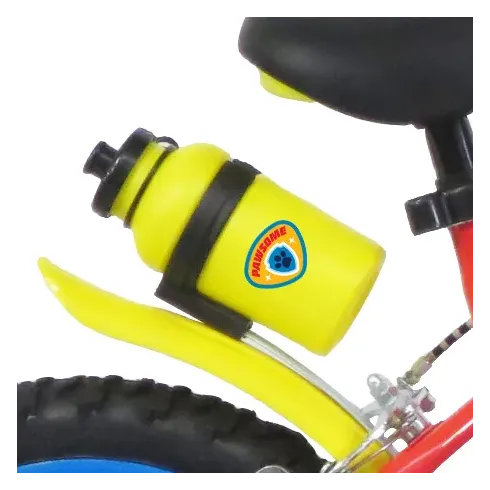 Bicicletta Bambini 14" Paw Patrol Rosso Rotelle Removibili Borraccia