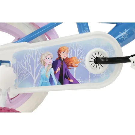 Bicicletta per Bambini 12" Frozen Disney Azzurro Cestino Portabambola