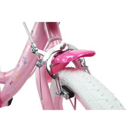 Bicicletta per Bambini 16" Minnie Disney Rosa Cestino Portabambola