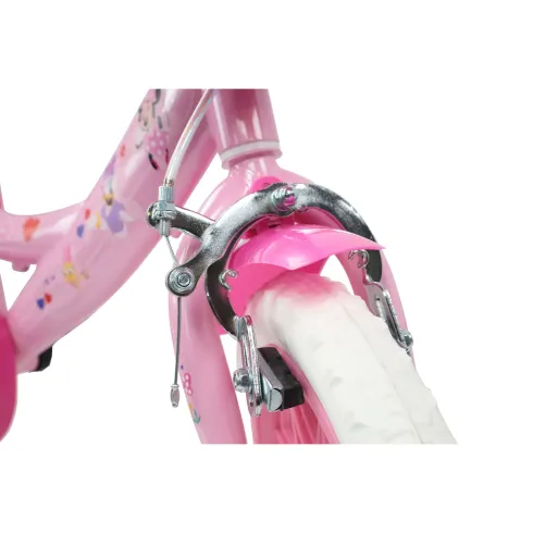 Bicicletta per Bambini 12" Minnie Disney Rosa Cestino Portabambola