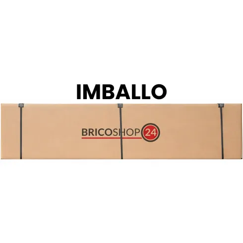 Trabattello Ponteggio Acciaio 160x80 cm Mezzopiano Ruote Lavoro 390 cm