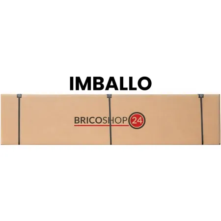 Trabattello Ponteggio Acciaio 160x80 cm Mezzopiano Ruote Lavoro 320 cm