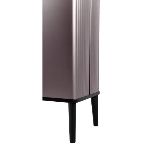Pattumiera Keter 54L Rosa Perlato Apertura Push per Cucina con Gambe