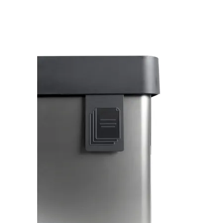 Pattumiera Keter 54L Grigio Perlato Differenziata Materiale Riciclato