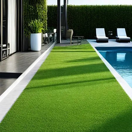 Prato Sintetico 5x2 m Drenante 40 mm Verde Effetto Erba UV Resistente