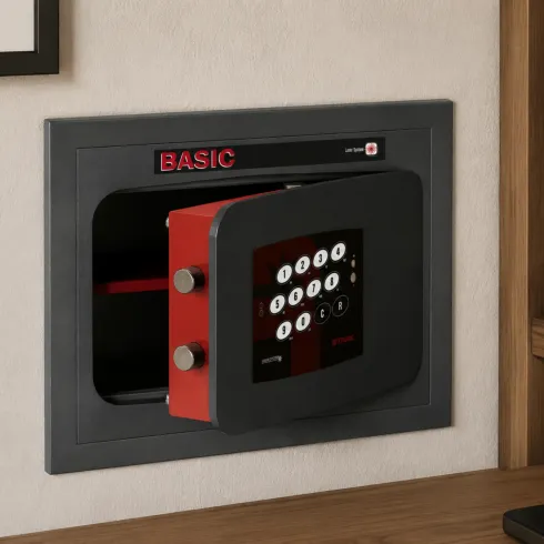 Cassaforte a Muro con Serratura Elettronica Digitale Stark in Acciaio